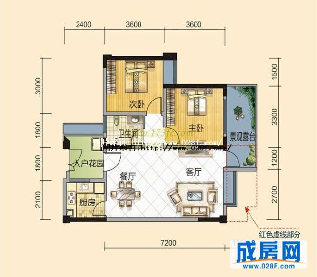 炬星幸福里户型图,点击放大