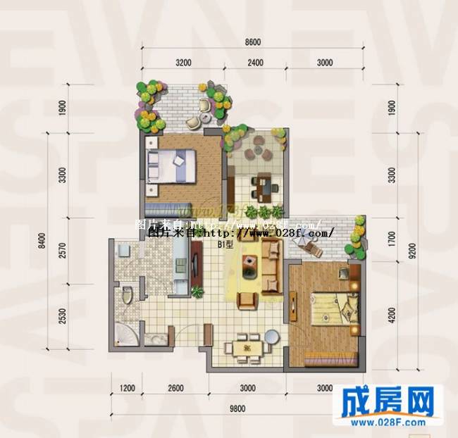 新熙门户型图,点击放大