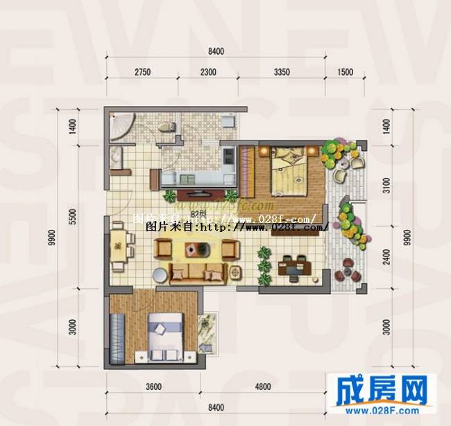 新熙门户型图,点击放大