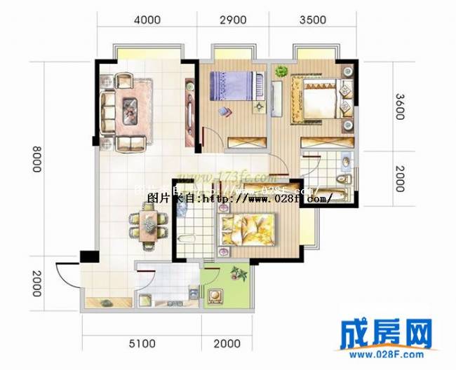嘉和瑞景户型图,点击放大