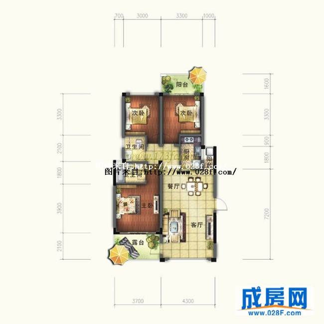 德坤海地亚户型图,点击放大