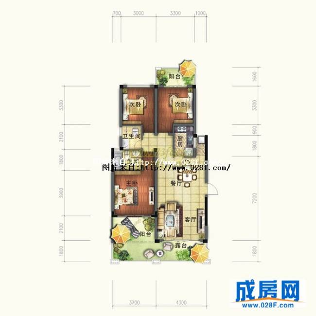 德坤海地亚户型图,点击放大