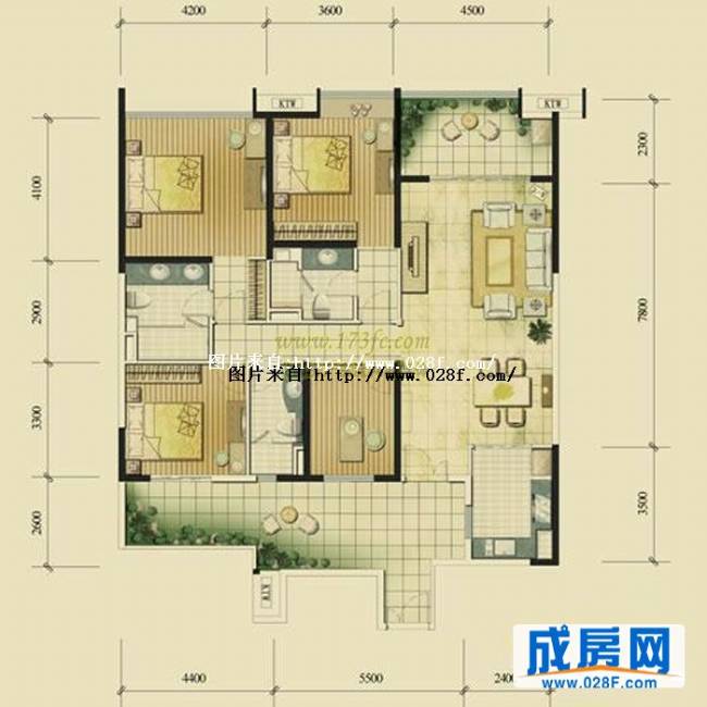 富力丽思国际公馆户型图,点击放大