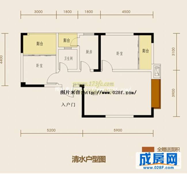 尚房国际公馆户型图,点击放大