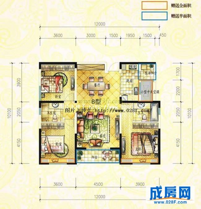 置信国色天乡鹭湖宫5号社区户型图,点击放大