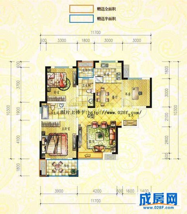 置信国色天乡鹭湖宫5号社区户型图,点击放大