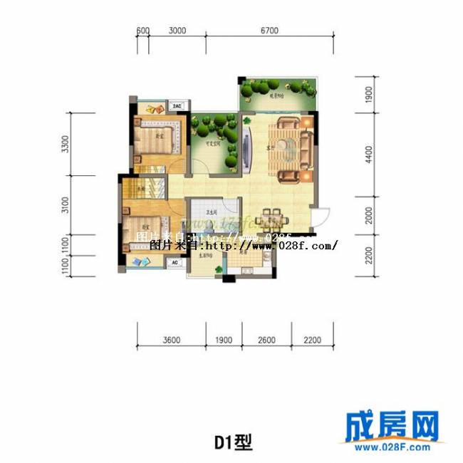 信地兰卡威户型图,点击放大