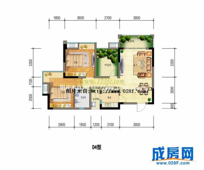 信地兰卡威户型图,点击放大