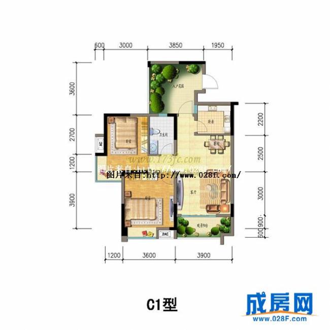 信地兰卡威户型图,点击放大