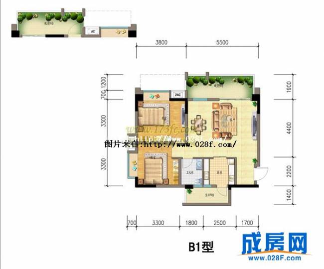 信地兰卡威户型图,点击放大