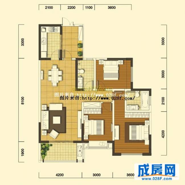 西城鸥鹭湾户型图,点击放大