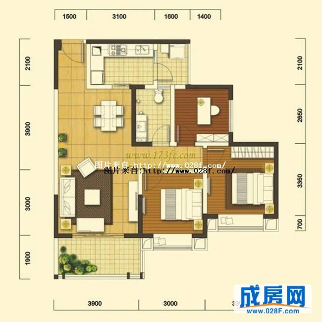 西城鸥鹭湾户型图,点击放大