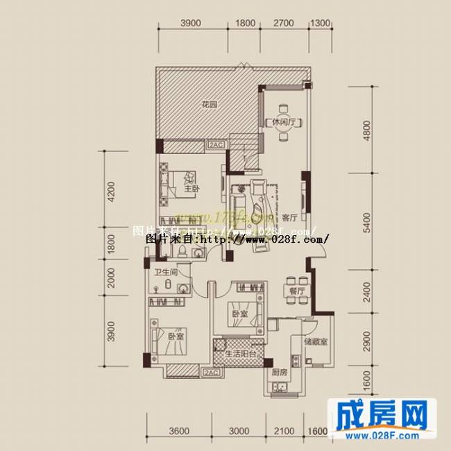 经典上城户型图,点击放大