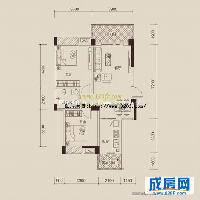 经典上城户型图,点击放大