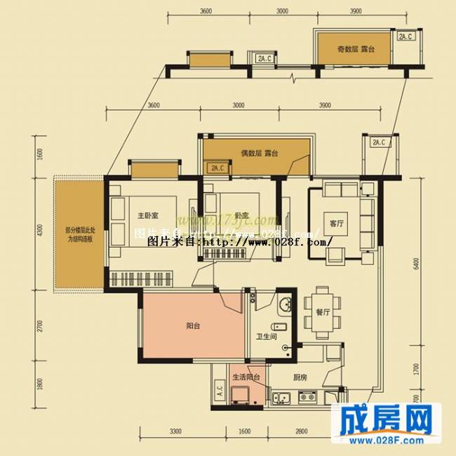 华业北新国际户型图,点击放大