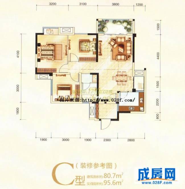 佳宏沙河国际户型图,点击放大