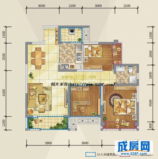 傲城户型图,点击放大