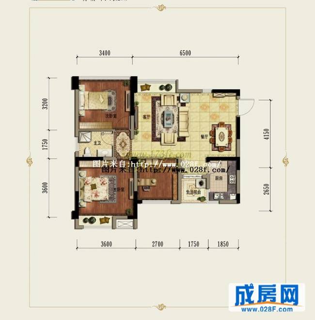 万基蘭御户型图,点击放大