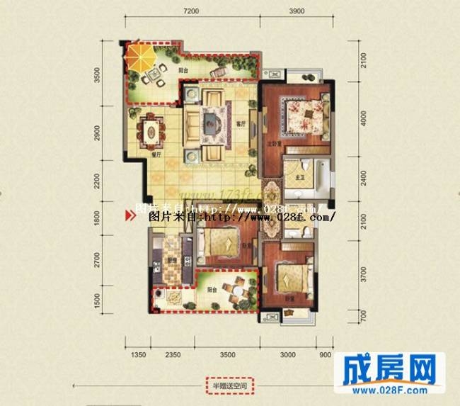 宁江大院户型图,点击放大