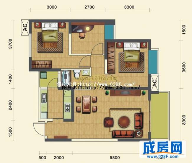 嘉通云尚户型图,点击放大