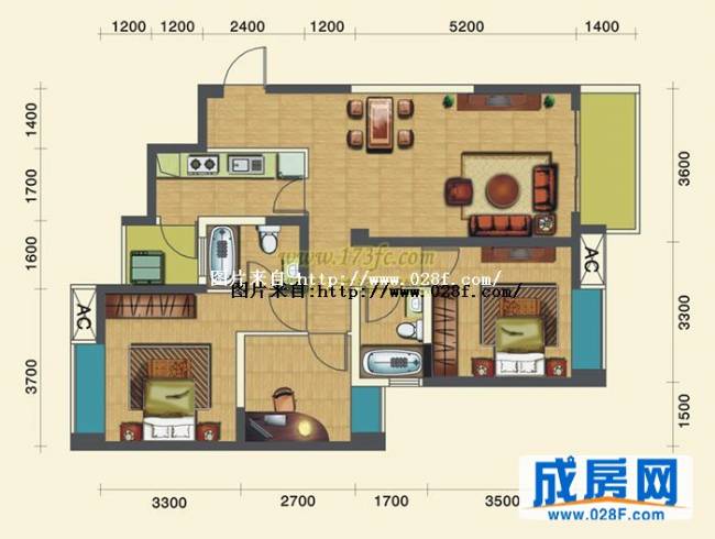 嘉通云尚户型图,点击放大