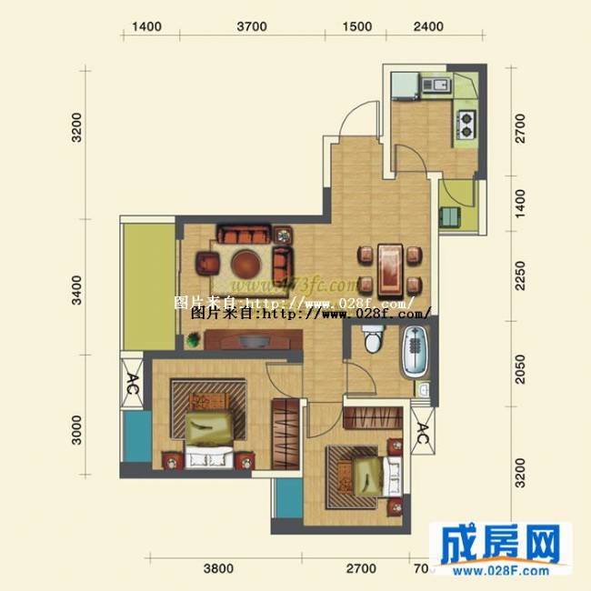 嘉通云尚户型图,点击放大