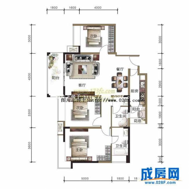 今日靖园户型图,点击放大