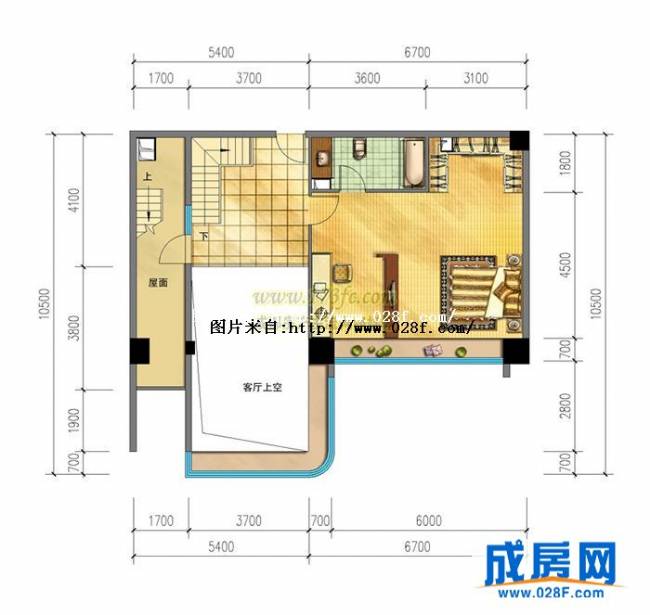 浣花香户型图,点击放大