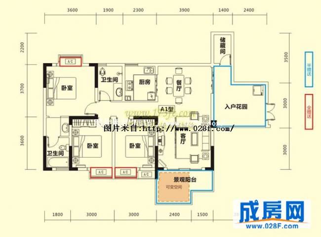 1958青年公馆户型图,点击放大