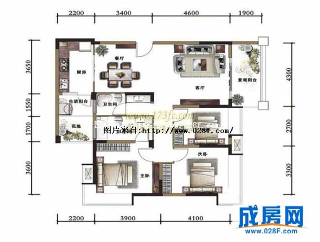 今日花园熙园户型图,点击放大