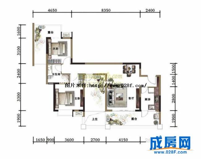 今日花园熙园户型图,点击放大