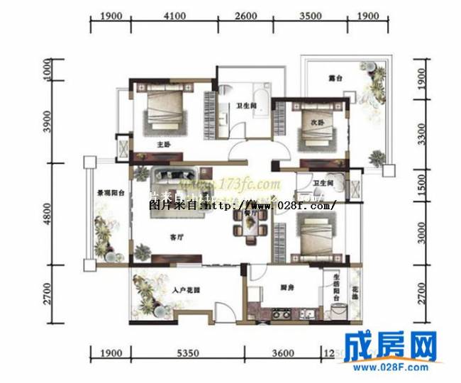 今日花园熙园户型图,点击放大