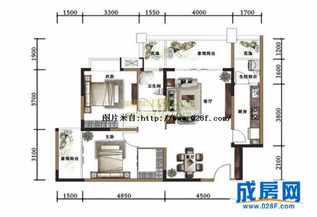 今日花园熙园户型图,点击放大