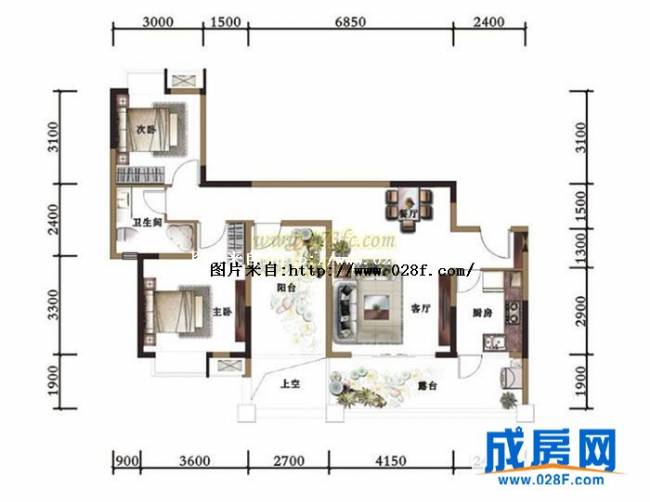 今日花园熙园户型图,点击放大