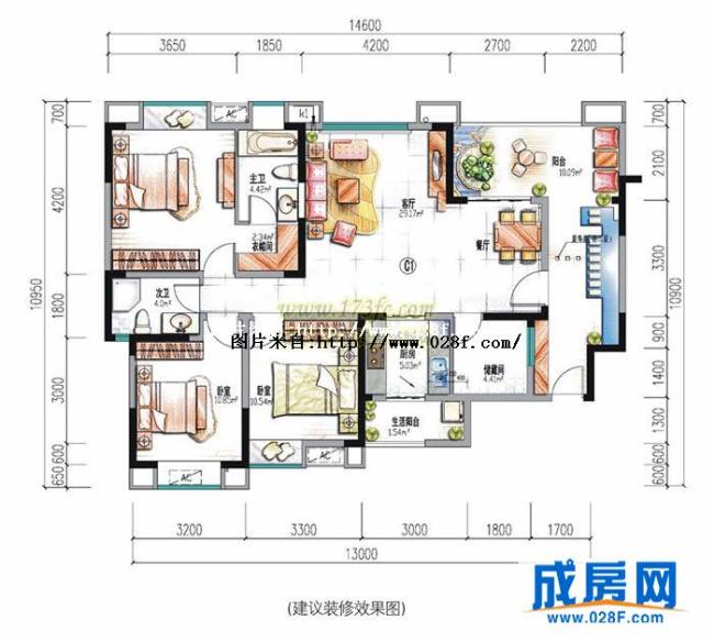 格澜威尔户型图,点击放大