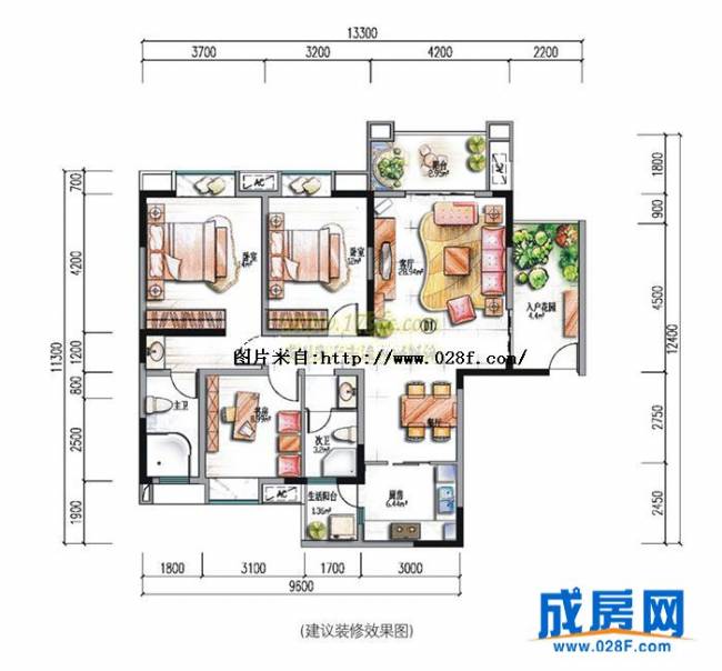 格澜威尔户型图,点击放大