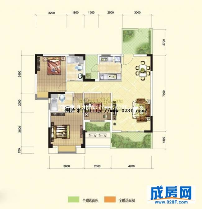 金沙御苑户型图,点击放大