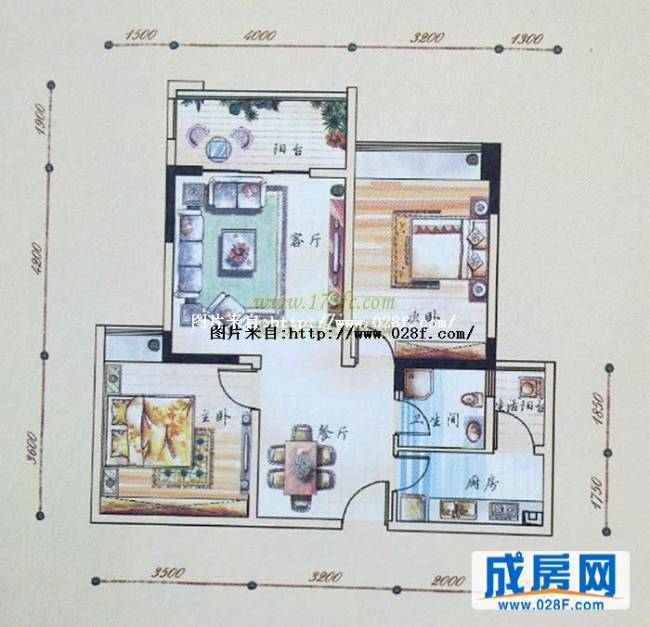 丰怡阳光户型图,点击放大