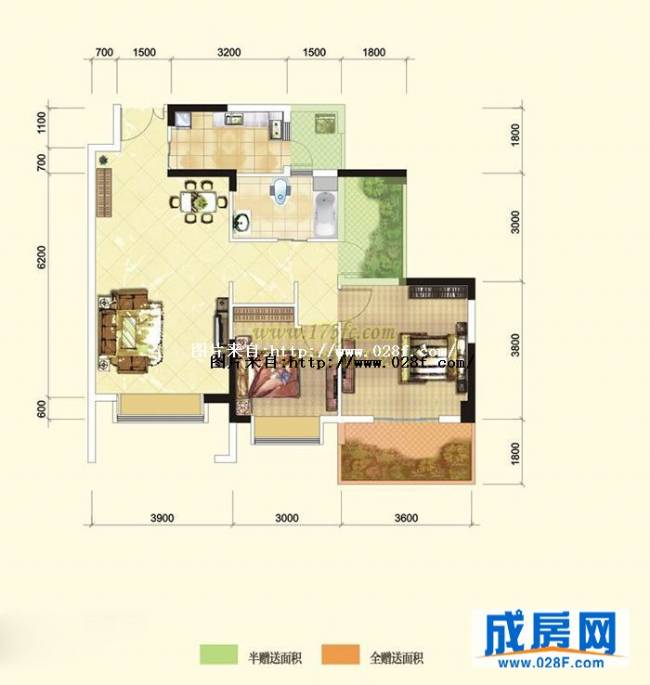 金沙御苑户型图,点击放大