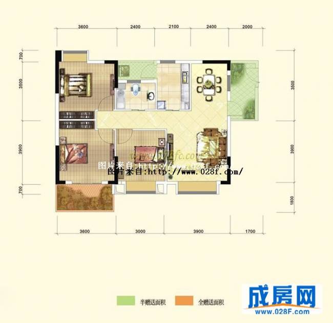 金沙御苑户型图,点击放大