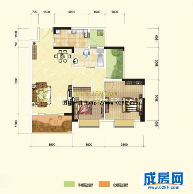金沙御苑户型图,点击放大