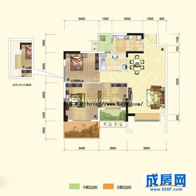 金沙御苑户型图,点击放大