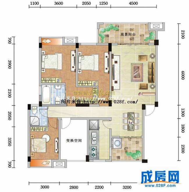 大邑润驰国际广场户型图,点击放大