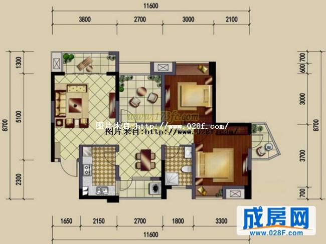 开元国际社区户型图,点击放大
