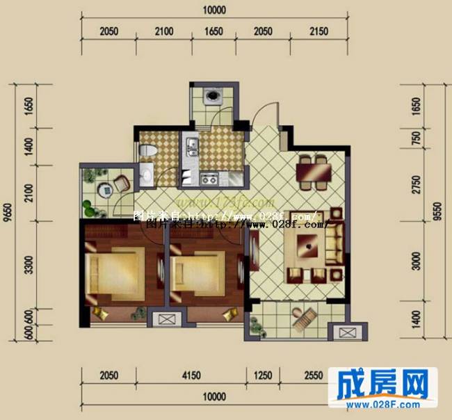 开元国际社区户型图,点击放大