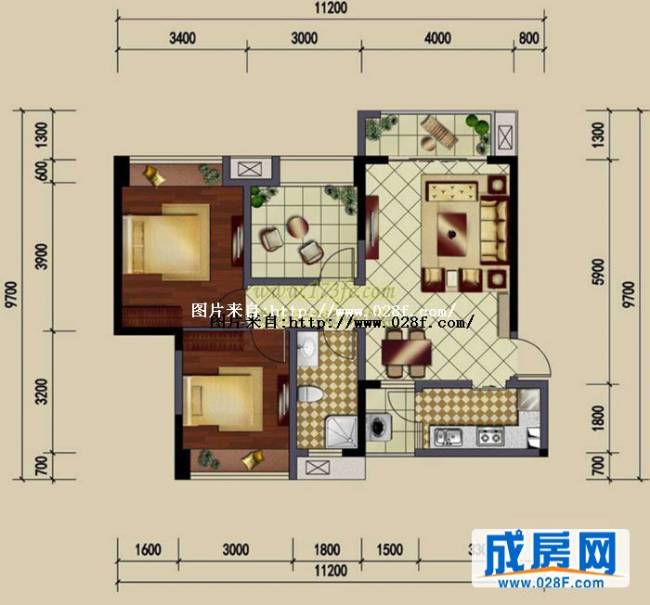 开元国际社区户型图,点击放大