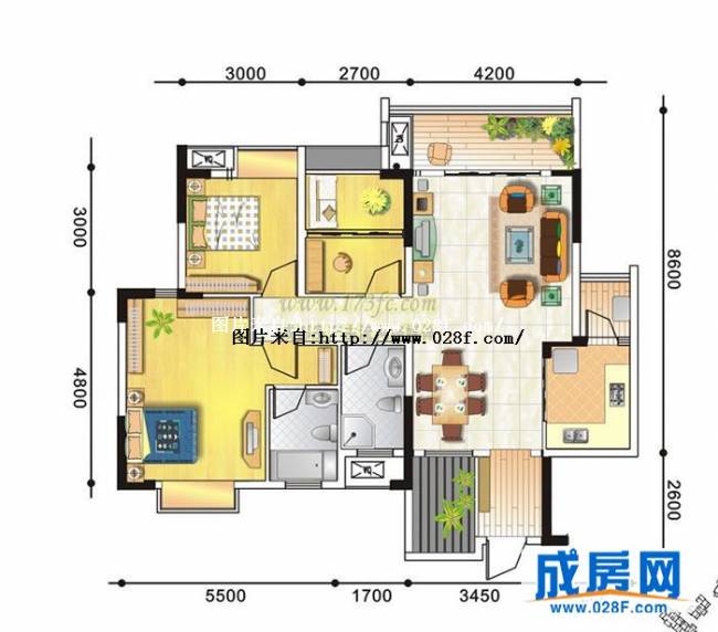 青城半岛户型图,点击放大