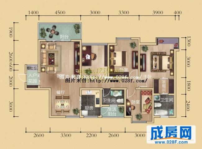 瀚城国际户型图,点击放大