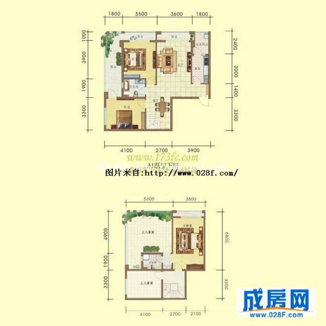 安德小城故事户型图,点击放大