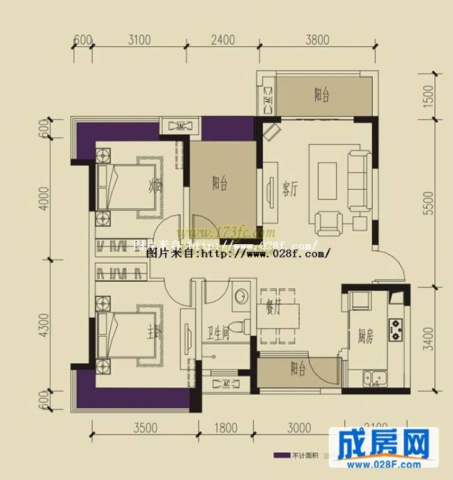 保利城户型图,点击放大